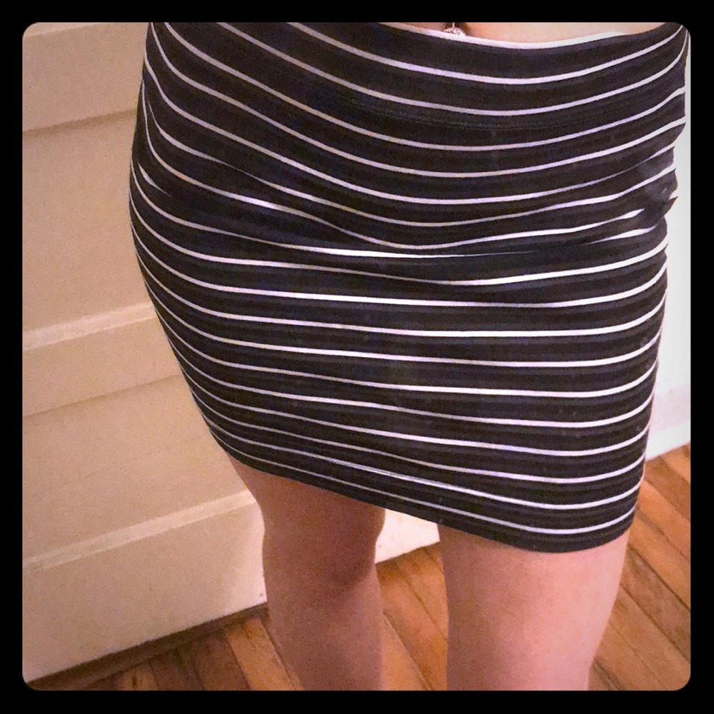Striped skirt